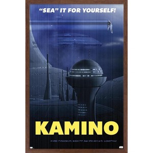 Trends International Star Wars: Kamino - Sea It by Russell Walks Framed Wall Poster Prints - 1 of 4