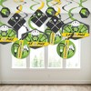 Big Dot of Happiness Lax to the Max Lacrosse Party Hanging Decor Party Decoration Swirls Set of 40 - 3 of 4