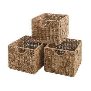 The Lakeside Collection Set of 3 Storage Baskets - 1 of 4