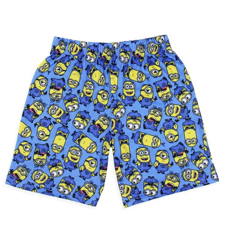 Despicable Me Boys' Movie Minions 1 In A Minion Sleep Pajama Set Shorts Multicolored, 4 of 6