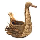 Country Goose Basket Brown 21" - National Tree Company