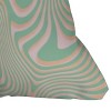 16"x16" Maria Creative Swirl Square Throw Pillow Pink - Deny Designs - 3 of 4