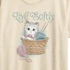 Women's - Instant Message - Live Softly Short Sleeve Graphic T-Shirt - 2 of 4