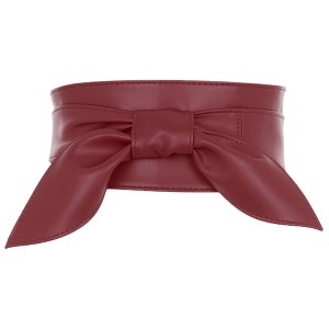Allegra K Womens Wrap Around Obi Belts Wide Waist Band Belt for Dresses - 1 of 4