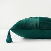 Pleated Velvet Square Throw Pillow - Opalhouse™ designed with Jungalow™ - image 3 of 4