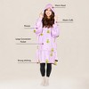 Tirrinia Women Printed Oversized Fleece Wearable Blanket Hoodie Sweatshirt Soft Cozy Gift Wife Woman - 2 of 4