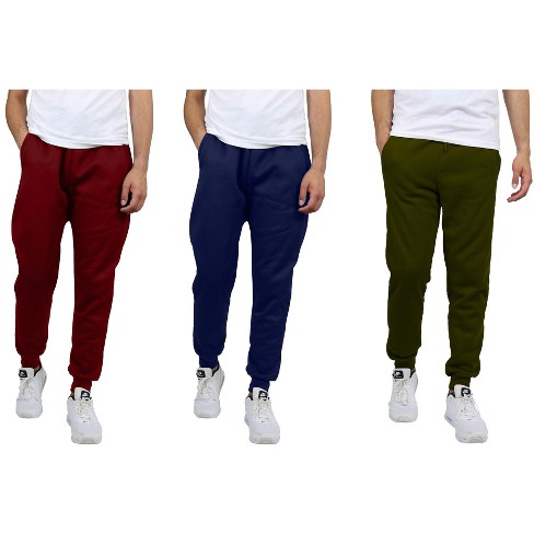 Galaxy by harvic men's slim fit fleece jogger pants online