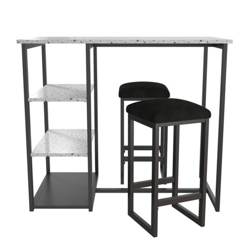 LUFTTÄT 3-piece bar set, stainless steel/wood - IKEA