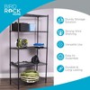 Internet's Best 5-Tier Wire Shelving - Flat Black - Heavy Duty Shelf - 2 of 4