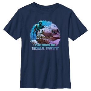 Boy's Star Wars: The Book of Boba Fett Rancor and Boba T-Shirt - 1 of 4