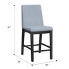 Anybear Gray Gathering Height Stool, Set of 2 - 3 of 3