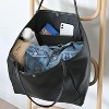 Paaaawaters Oversize Pu Leather Tote Women Weekender Bag Shopper Handbag Travel Purse - 4 of 4