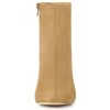 Allegra K Women's Dress Round Toe Side Zip Chunky Heel Ankle Boots - 2 of 4