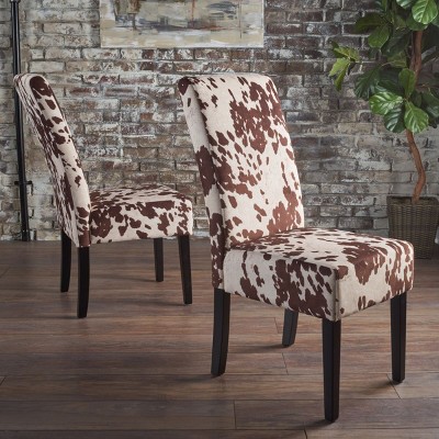 Coolbibila Modern Design PU Leather Dining Room Chairs Set of 2,PU Leather High Back And Solid Rubber Wood Legs Farmhouse Dining Chair