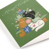 Minted Holiday Christmas Kitties Greeting Card with Envelope - 2 of 3