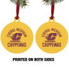 Central Michigan University Chippewas Aluminum Holiday Christmas Tree Ornament - 2 of 4
