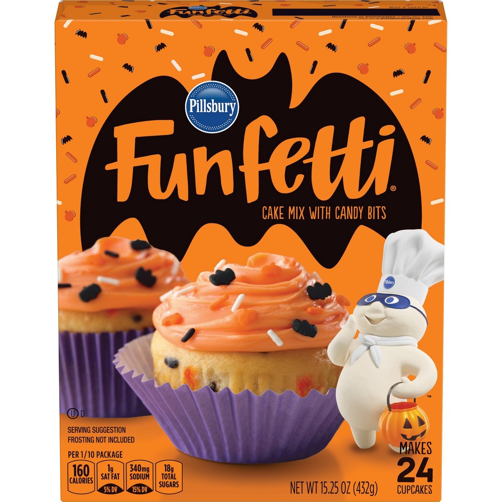 UPC 051500607534 product image for Pillsbury Funfetti Halloween Cake Mix 15.25 oz | upcitemdb.com