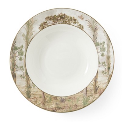 Kit Kemp by Spode Tall Trees 10.5" Bowl, Enchanted Forest Design, Porcelain, Dishwasher and Microwave Safe, Ideal for Pasta, Cereal, Soup, and Fruit