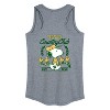 Women's - Peanuts - Country Club Snoopy and Woodsocks Graphic Racerback Tank - 2 of 4