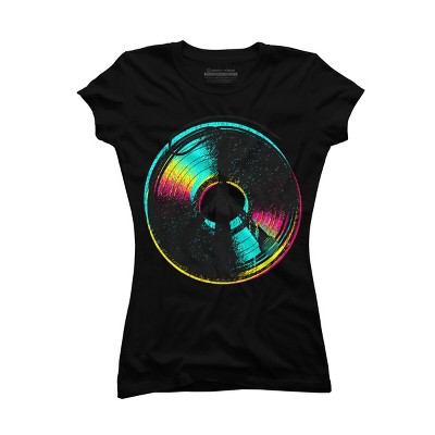 Junior's Design By Humans Colors and Music By clingcling T-Shirt