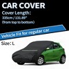 Unique Bargains Hood Windshield Cover for Regular Car Size l 210D Sino-Chemical Cotton 131.89" - 2 of 4