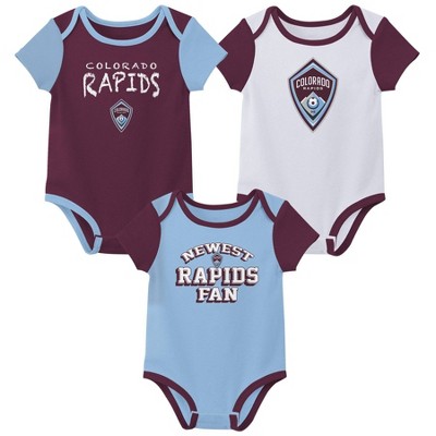 MLS Colorado Rapids Infant Girls' 3pk Bodysuit