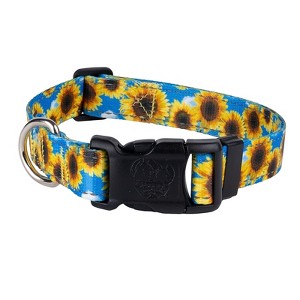 Country Brook Petz® Sunflowers Everyday Reflective Dog Collar