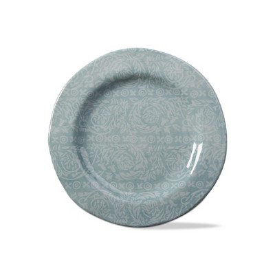 tagltd Neela Melamine Salad Plate Set Of 4 Dinnerware BPA Free Shatterproof Feels And Looks Like Ceramic Floral Design