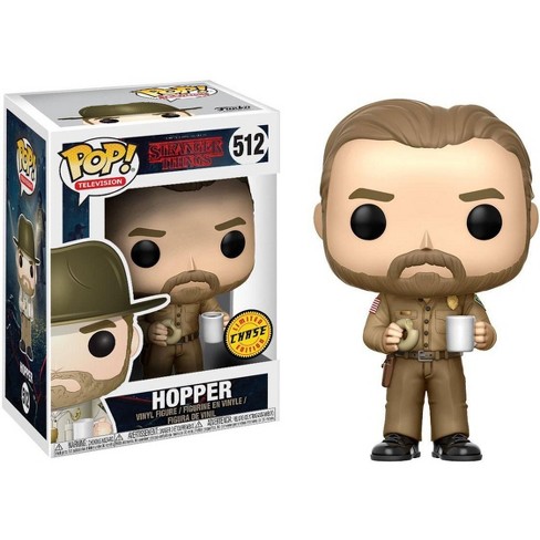 Stranger Things Funko Pop Tv Hopper With Donut Chase Figure Vinyl