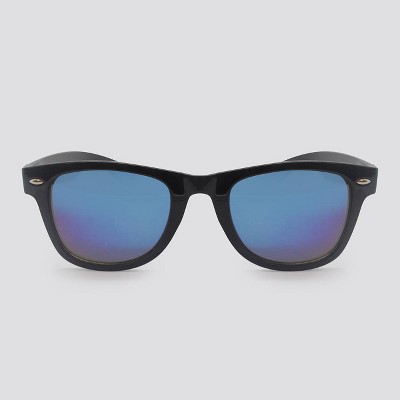 Women's Surfer Shade Plastic Silhouette Sunglasses - Wild Fable™ Black