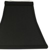 Vynxaria Slant Square Bell Lampshades, 5"x10"x9" Black - 2 of 4