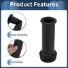 Unique Bargains Bike Handlebar Grips Covers 3.94" Black 1 Pair - 4 of 4