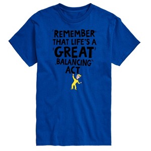 Men's - Dr. Seuss - Life Great Balancing Act Short Sleeve Graphic T-Shirt - 1 of 4
