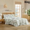 HLC.ME Floral Bed Sheets - Bed Sheet Set - Wrinkle Resistant & Ultra Soft - Fits Mattresses up to 15 Inches Deep - 3 of 4