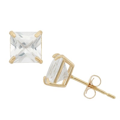 white sapphire-yellow gold