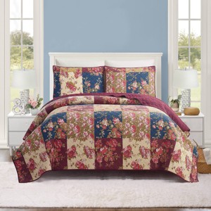 Germaine Quilt Red - Modern Heirloom - 1 of 4