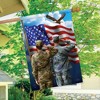 America's Heroes House Flag Military Patriotic 28" x 40" Briarwood Lane - image 4 of 4