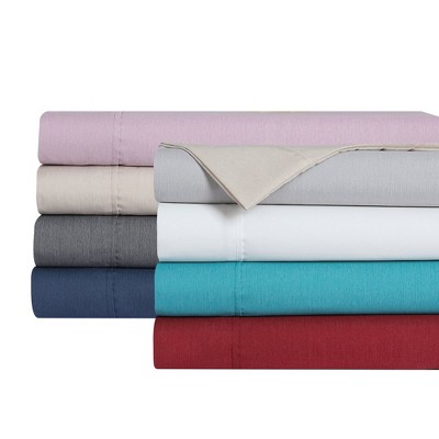 Twin Light Gray Bamboo Polyester Deep Pocket Sheet Set