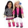 Sophia’s 9 Piece Winter Set for 18" Dolls, Blue/Black - 4 of 4