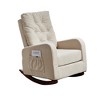 GlasFlength Accent chairs, Stylish and Comfortable Seating for Every Home, Contemporary, Classic Designs, Beige,40.6”*20”*39.8" - 4 of 4