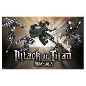 Trends International Attack on Titan: Season 4 - Collage Framed Wall Poster Prints - 1 of 4