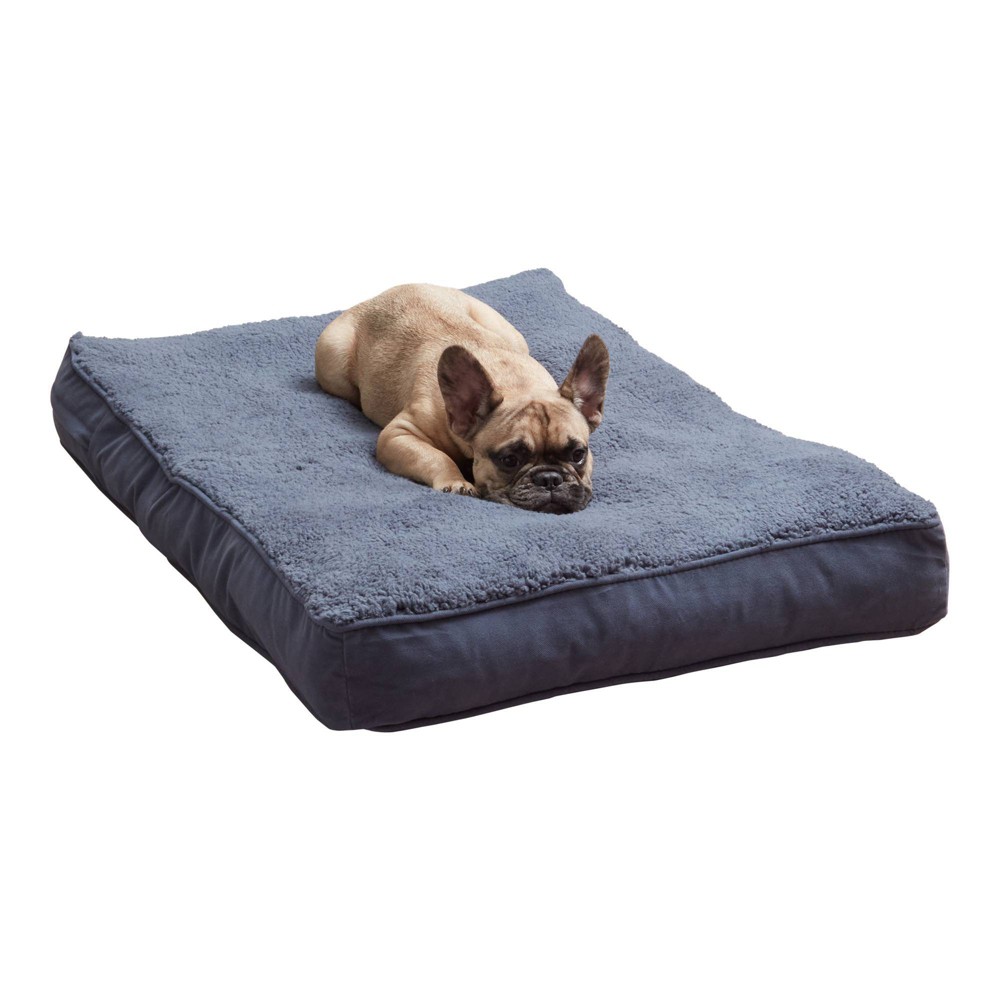 Kensington Garden Daisy Deluxe Supportive Pet Dog Mat Bed - Blue Steel S