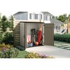 Suncast X-Large Vertical Storage Shed, All-Weather Outdoor Backyard Unit, Sand - 3 of 4