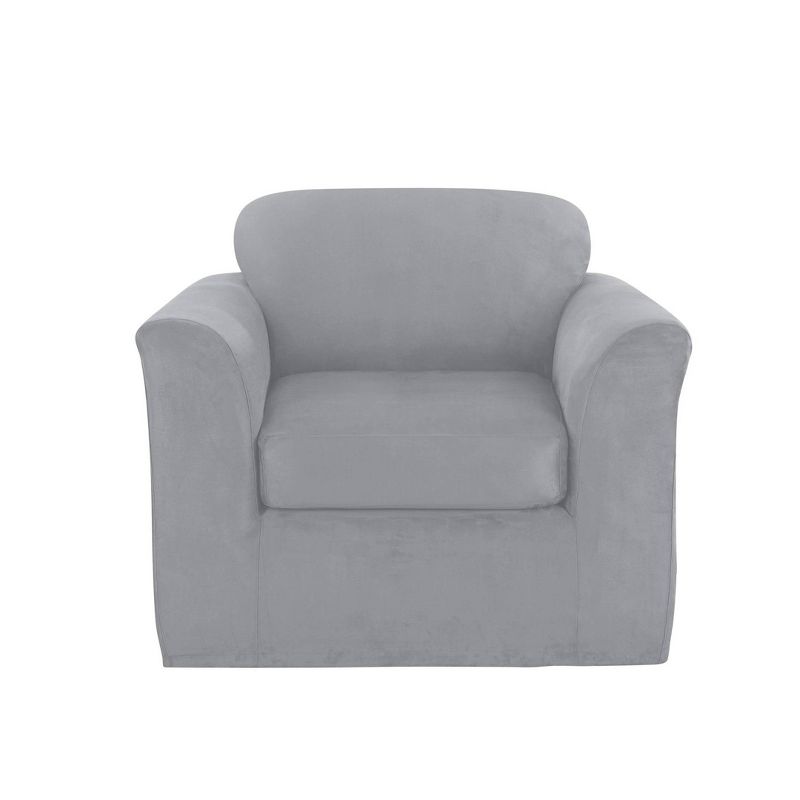 Ultimate Stretch Chair Suede Slipcover - Sure Fit, 1 of 6