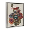 Stupell Industries Nashville Music City Detailed Floral Pattern Guitar Black Floater Framed Canvas Wall Art - 3 of 4