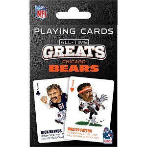 MasterPieces Officially Licensed NFL Chicago Bears All-Time Greats Playing Cards - 54 Card Deck - 1 of 4
