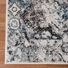 Vintage Traditional Distressed Floral Medallion Indoor Runner or Area Rug by Blue Nile Mills - 4 of 4