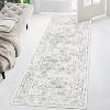 Acekool 6x9 Vintage Washable Rug – Soft Low-Pile Abstract Design, Non-Slip & Kid-Friendly for Living Room, Bedroom - 3 of 4