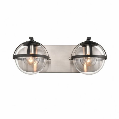 Elk Home Davenay 2 - Light Vanity in  Satin Nickel