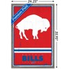 Trends International NFL Buffalo Bills - Retro Logo 15 Framed Wall Poster Prints - 3 of 4